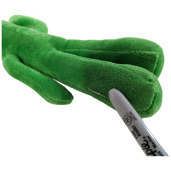 Kids Game Multipet Gumby Plush Filled Dog Toy Green 9 inch Funny Gelatinous - Picture 7 of 7